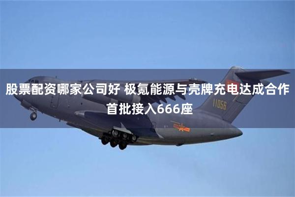 股票配资哪家公司好 极氪能源与壳牌充电达成合作 首批接入666座