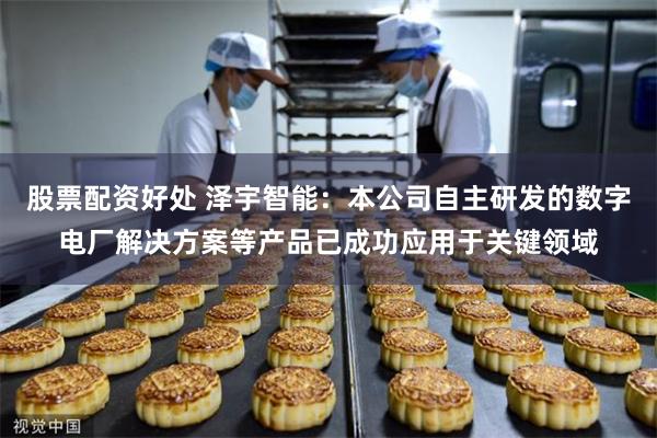 股票配资好处 泽宇智能：本公司自主研发的数字电厂解决方案等产品已成功应用于关键领域