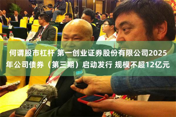 何谓股市杠杆 第一创业证券股份有限公司2025年公司债券（第三期）启动发行 规模不超12亿元