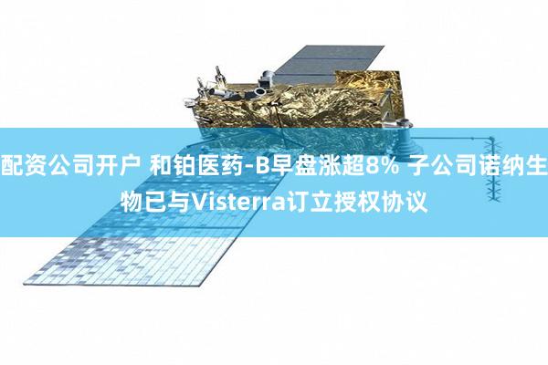 配资公司开户 和铂医药-B早盘涨超8% 子公司诺纳生物已与Visterra订立授权协议