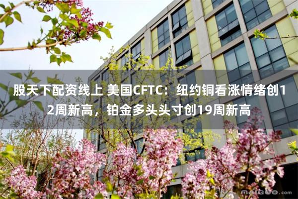 股天下配资线上 美国CFTC：纽约铜看涨情绪创12周新高，铂金多头头寸创19周新高