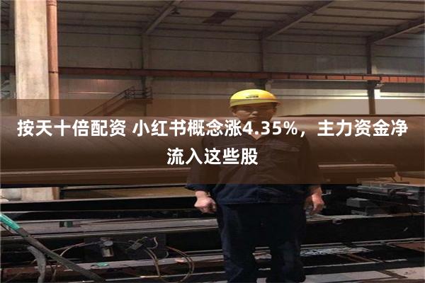 按天十倍配资 小红书概念涨4.35%，主力资金净流入这些股