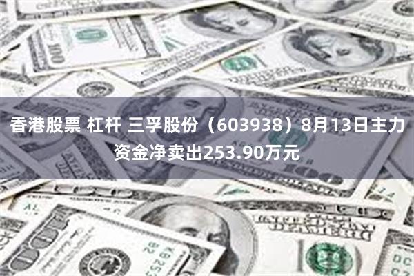 香港股票 杠杆 三孚股份（603938）8月13日主力资金净卖出253.90万元