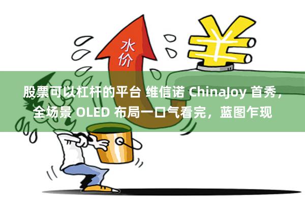 股票可以杠杆的平台 维信诺 ChinaJoy 首秀,全场景 OLED 布局一口气看完,蓝图乍现